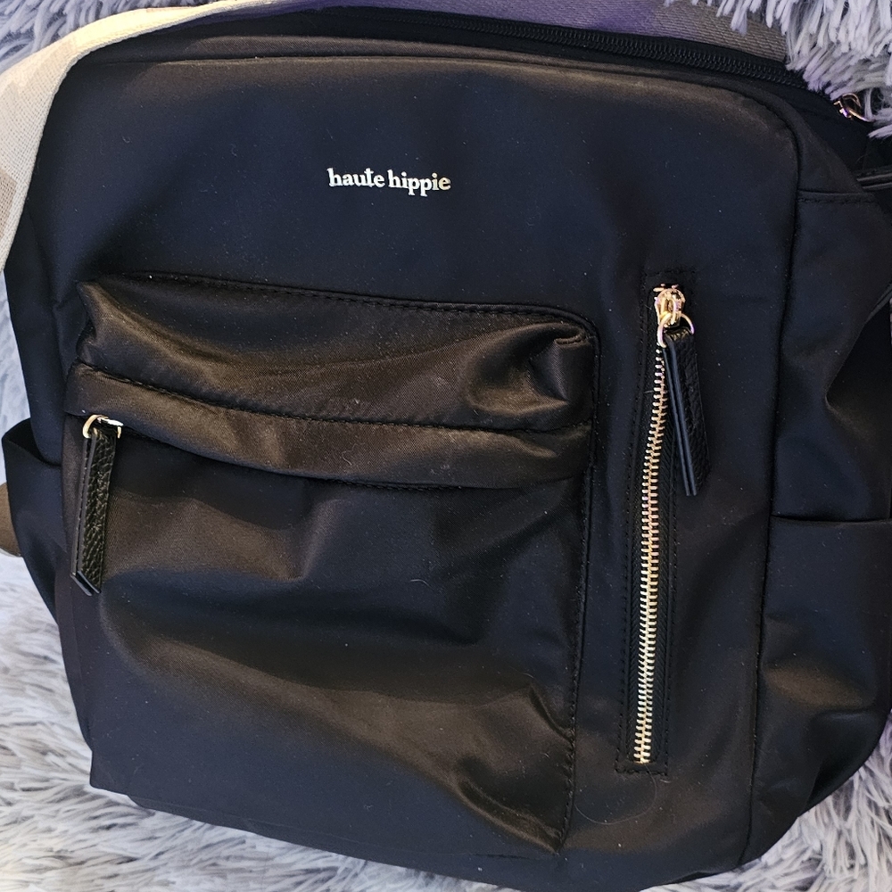 Black Haute Hippie Backpack